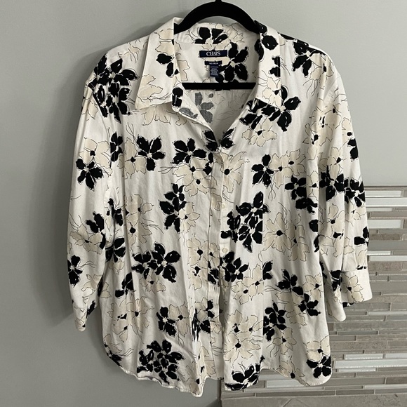 Chaps Plus Size top - Picture 1 of 3